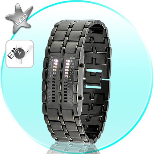 Relógio Elite - Exército Estilo LED Watch - Branco