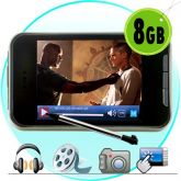 Touchscreen MP4 Player + Video Camera 8GB