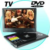 Portable Multimedia DVD Player com 12 polegadas Widescreen