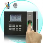 Atendimento Fingerprint Time And sistema de porta (Preto)