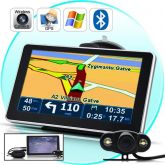 6 polegadas touchscreen com GPS Navigator View Camera trasei