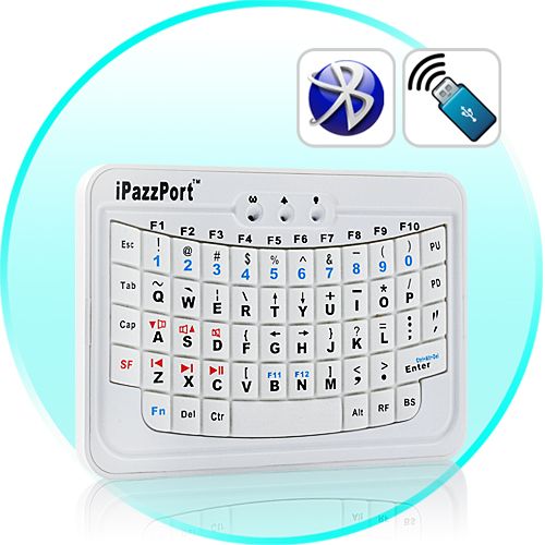 Super Mini Teclado Bluetooth para iPhone, iPad, Smartphones