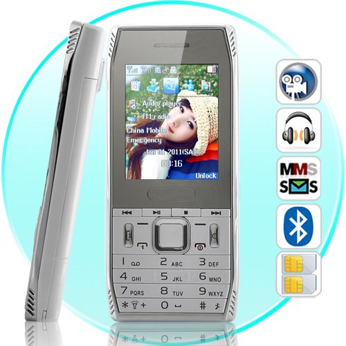 Kapital - Telefone Bar Slim - Branco (Dual SIM, Worldwide Qu