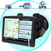 O Explorer 5 polegadas touchscreen GPS Navigator + MP3 MP4 P