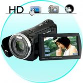 Filmadora HD 1080p com Touchscreen e Zoom Óptico 5x